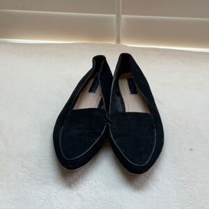 Forever 21 Black Minimalist Loafers Flats